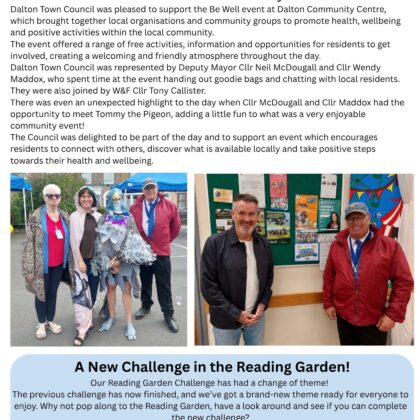Newsletter – Aug – Sep 2026